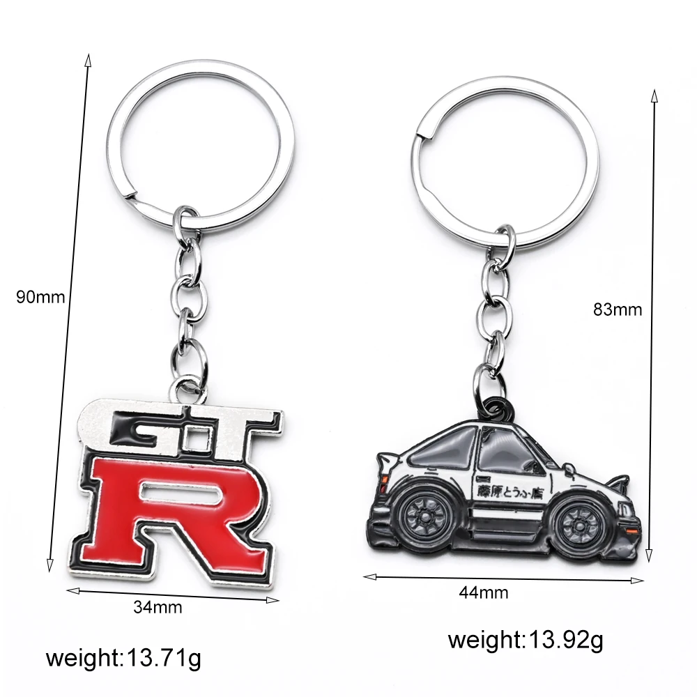 Custom Creative Gift Car Modification Metal Keychain Cartoon Cute Bag Clothing Decoration Keychain Accessories Promotional Gift