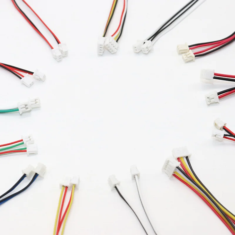 JST SH GH ZH PH XH MOLEX Dupont SUR 0.8 1.0 1.25 1.5 2.0 2.54mm pitch 1Pin 2P 3P 4P 5 6 7 8 40Pin Connector Wire Harness