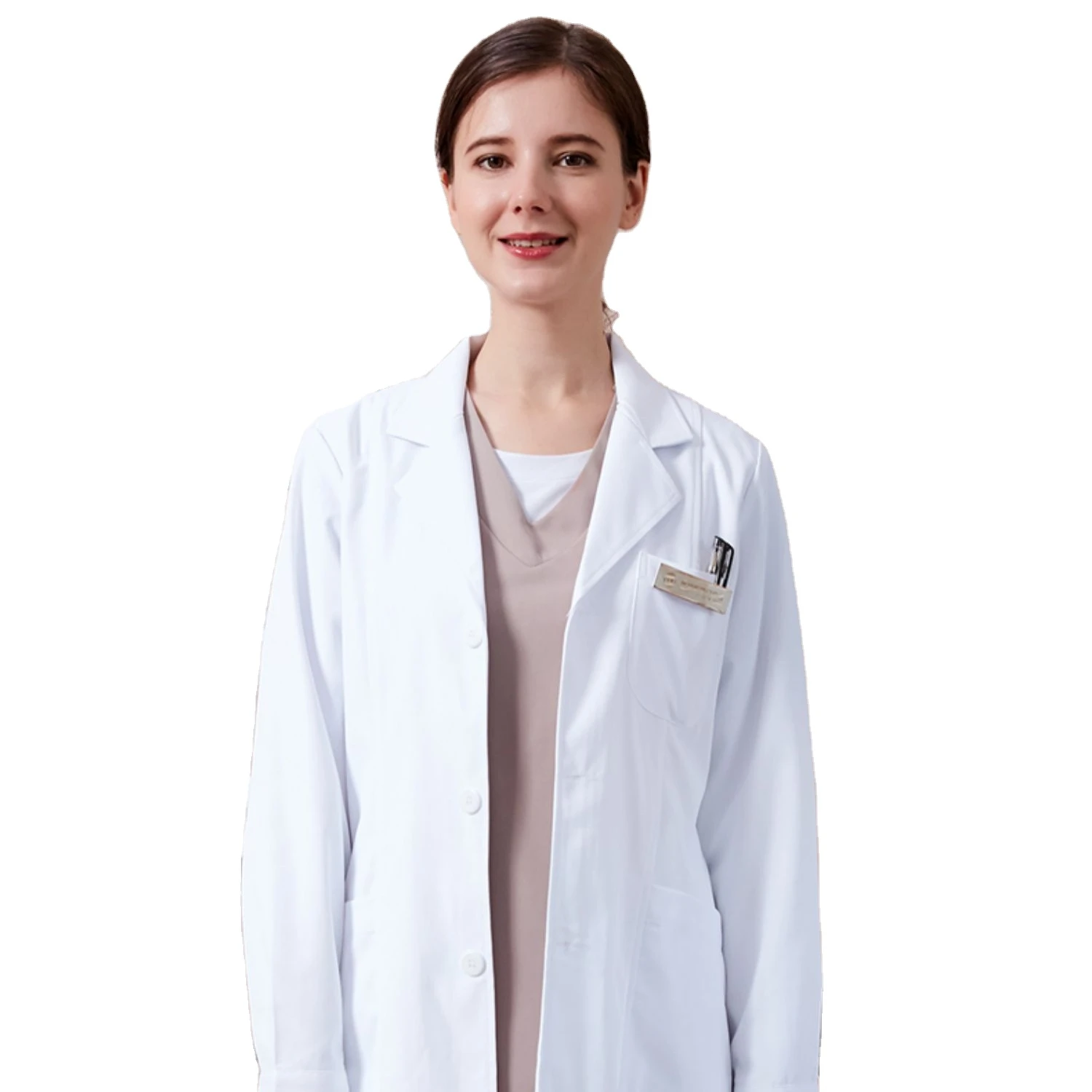Doctor clothing long-sleeved short-sleeved doctor clothing college students chemical white coat nurse clothing