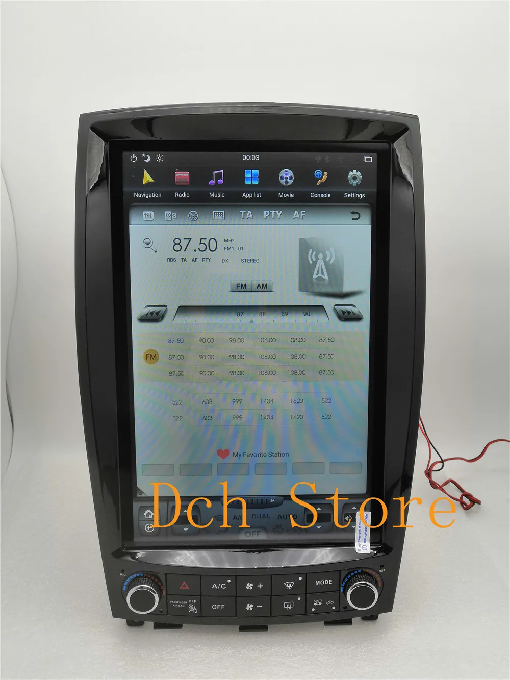 12.1 Vertical tesla style Android 11 Car DVD radio GPS NAVI PLAYER AUTO for Infiniti QX50L QX50 EX25 EX35 128G 8 CORES G6 DSP