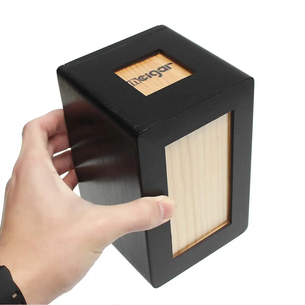 
 Черная деревянная урна для домашних питомцев, коробка для собачьей кошки, урна для кремации, мирная памятная фоторамка для хранения домашних питомцев  