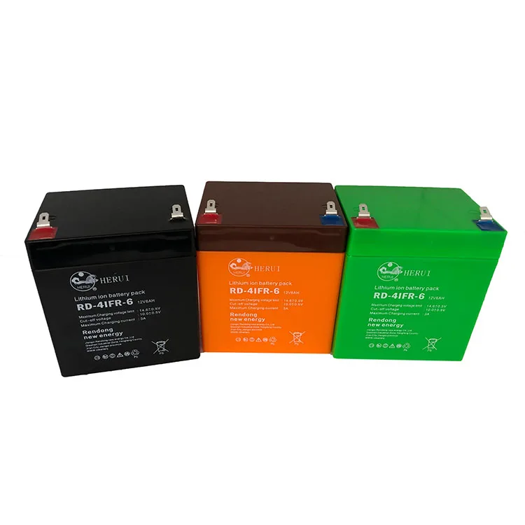 Factory price 12 volt lithium ion battery pack Rechargeable 12V 6ah UPS Battery