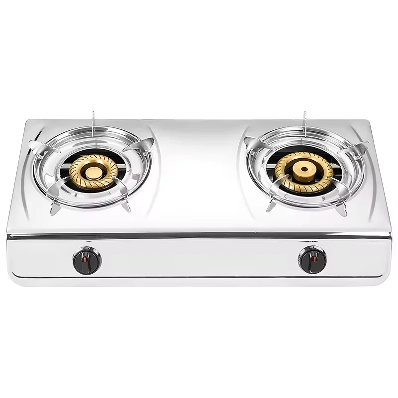 eramic Gas 2 plate Burner table top Stove double burner gas cooker Blue Flame Home Cooking Appliance CKD Stove