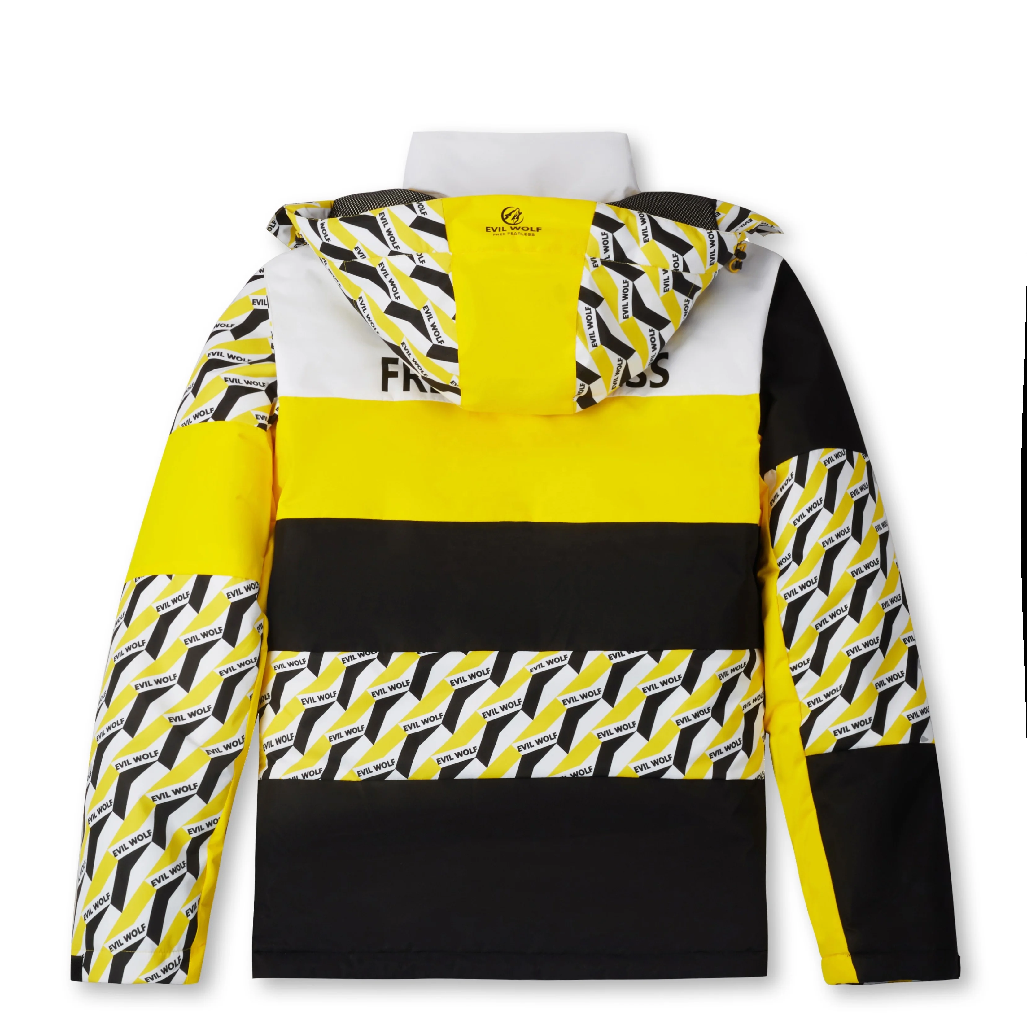 YAJIANUO New Design Custom Fashion Hooded Padded Coats Outdoor Winter Jacket Warm Men Ski Jacket