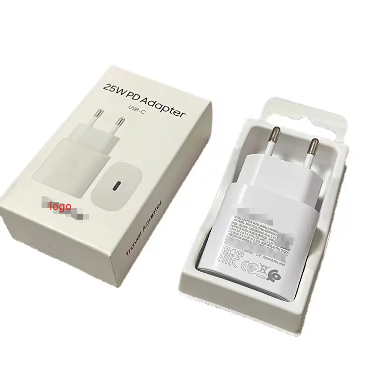 25W PD Charger Type C Original Fast Charger US EU Plug Wall Charger Adapter For Samsung Mobile Phone