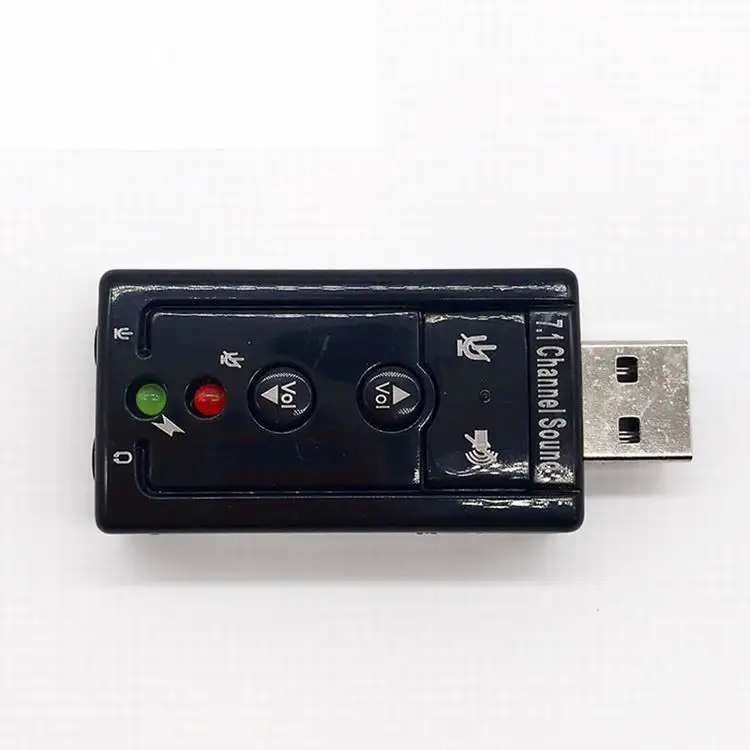 Внешний Usb 7,1 канал аудио устройство Звуковая карта адаптер для ноутбука ПК компьютера