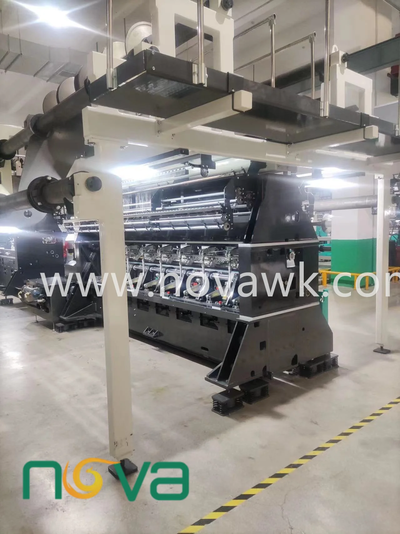 CUSTOM-MADE  NRS6 Professional Raschel Textile Machine Warp Knitting machine