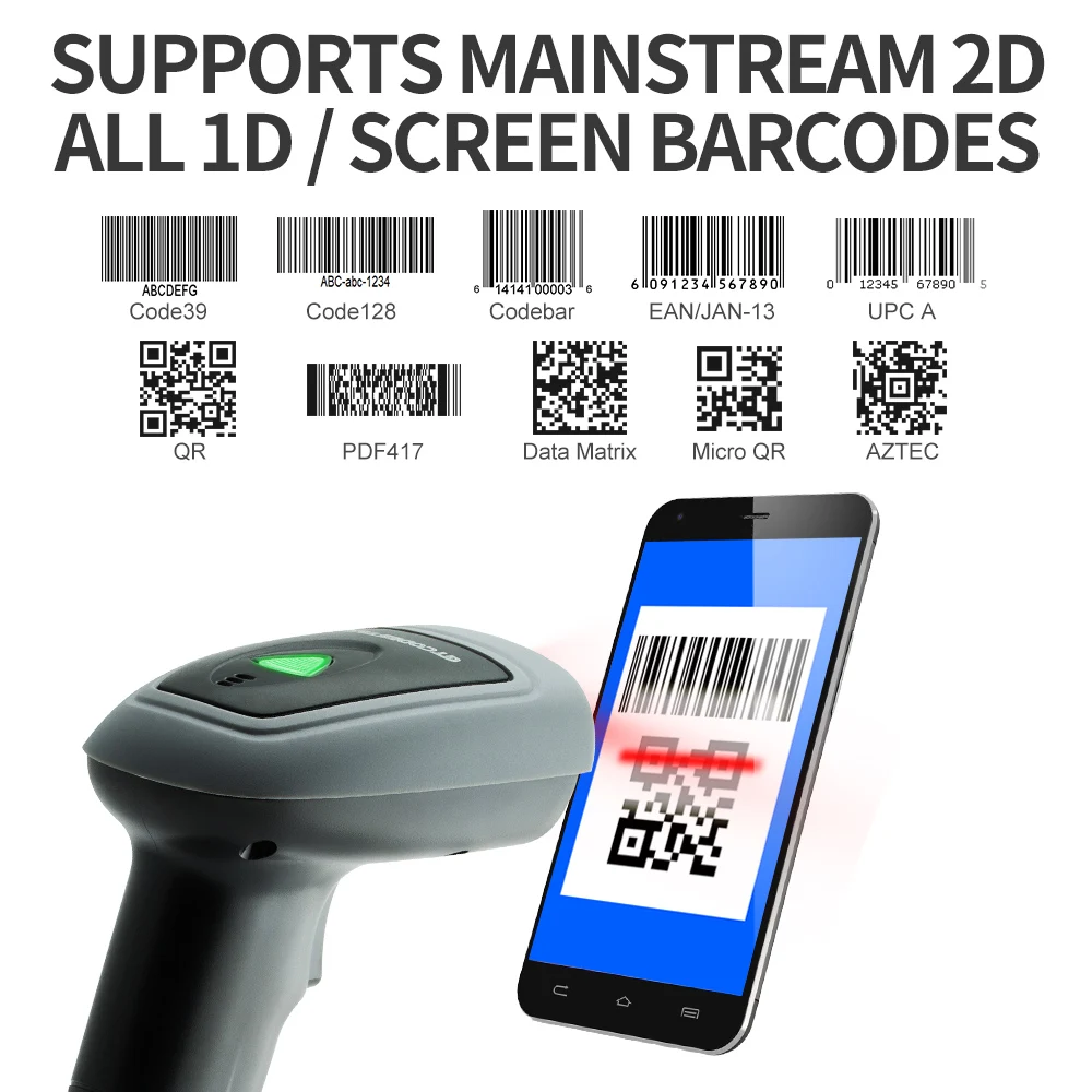 OEM Auto Scan Cost Effective Hot Seller Rugged Barcode Scanner Android 2D GT-1900