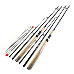 YAJIE outdoors Feeder High Carbon Super Power 3 Sections 3.6M 3.9M L M H Lure Weight 40-120g Feeder Fishing Rod Feeder Rod