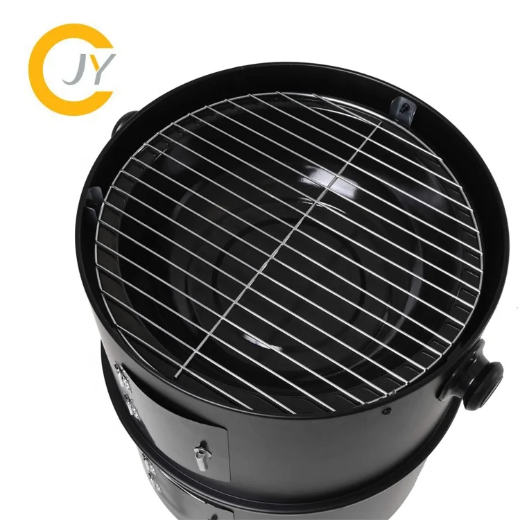 Outdoor Commercial Portable three layer black smoke barbecue oven