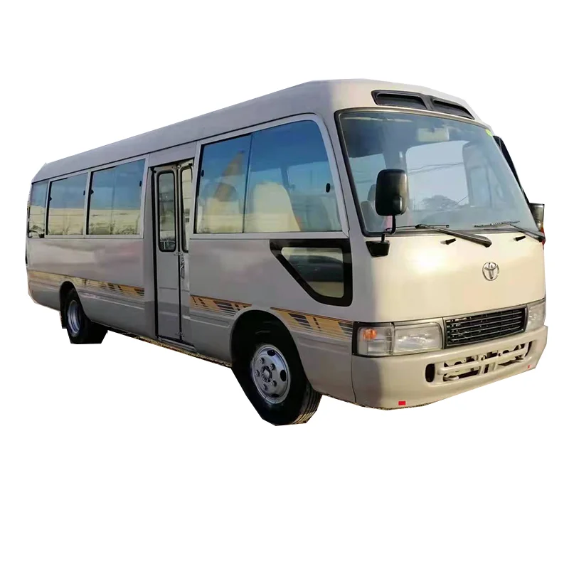 Best Selling Used Toyotai coaster Bus diesel Engine Left Steering Mini Bus Used 30 Seats Car with Discount Price