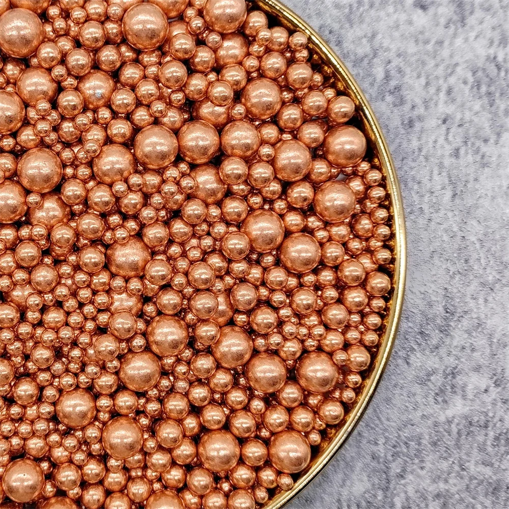 metallic gold silver color beads rods mixed sprinkles wholesale candy supplies