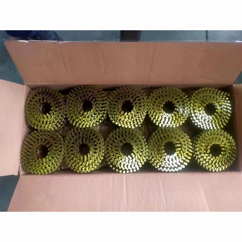 Bulk purchase 2.8mm 15 Degrees Bostitch Wire linyi coil Nail, Pneumatic Nail, Coil Nail