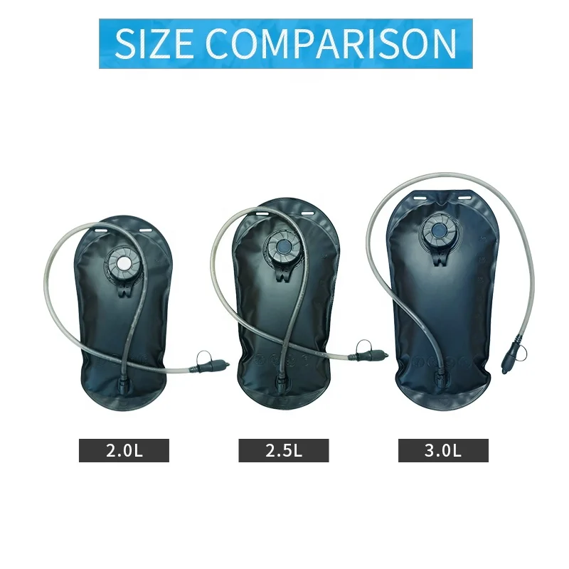 Hot Products High Quality 1L 2L 3L BPA Free Climbing and Camping Drinking TPU Water Bladde