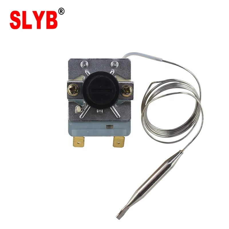 Egg Incubator Gas Geyser Oven Knob Iron Ceramic AC Heating Capillary Manual Reset Thermostat WHD-220EM 220Deg for Incubator