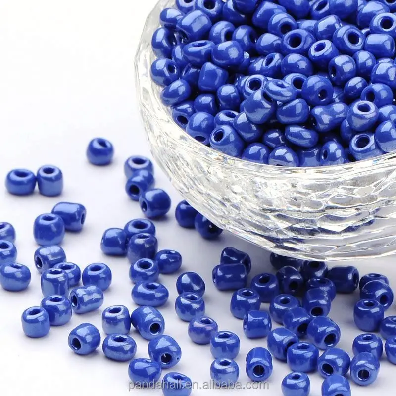 Wholesale selling Pandahall 12/0 Lustered Opaque Color Jewelry Glass Seed Beads