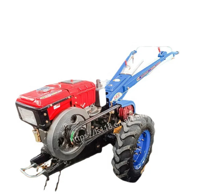 Walking tractor direct sales rotary tiller multifunctional agricultural diesel 2-wheel drive 4-wheel drive in dry land and paddy