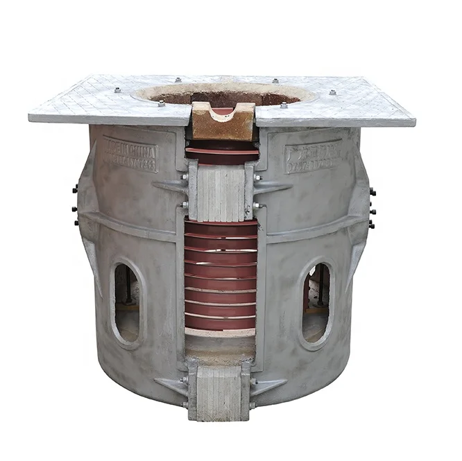 250 kg 500 kg 1 ton 2 ton 3 ton 4 ton 5 ton steel copper iron aluminum induction melting furnace