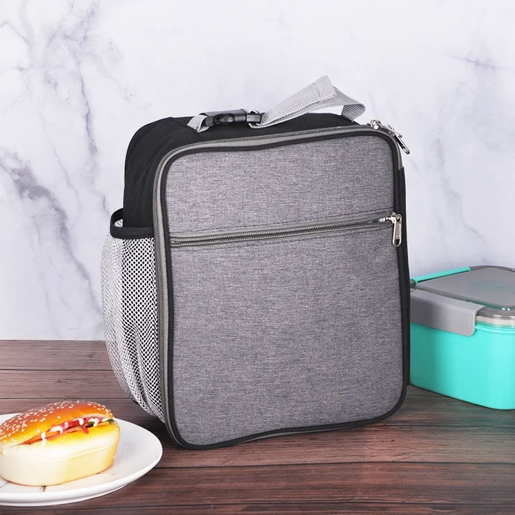 
Hot Sales Eco Friendly Custom Insulated Polyester Lunch Bag For Man 