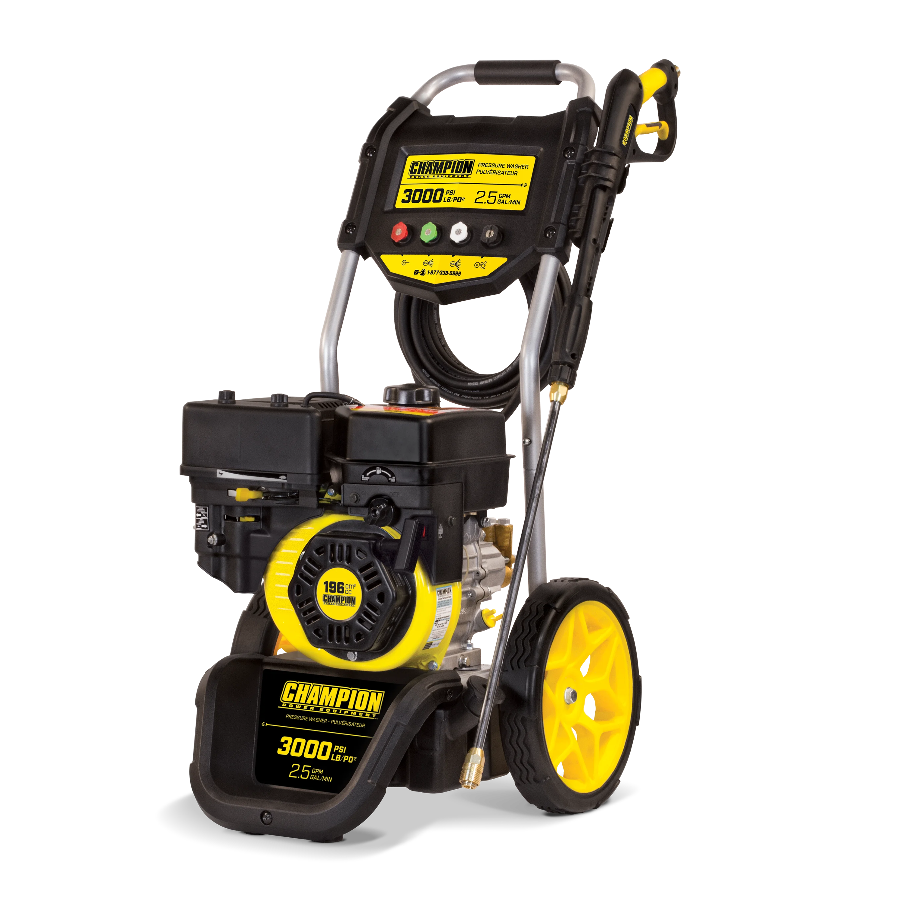 Champion Gasoline Industrial Power Car High Pressure Washer 3000-PSI Restaurant Hotel Outdoor 25mpa Max. Pressure Customize