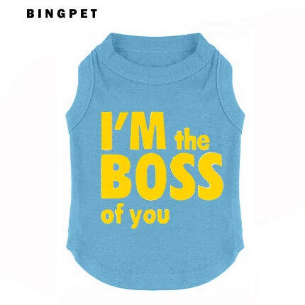 Оптовая продажа, летняя одежда для собак, модная футболка с принтом для собак, одежда для собак