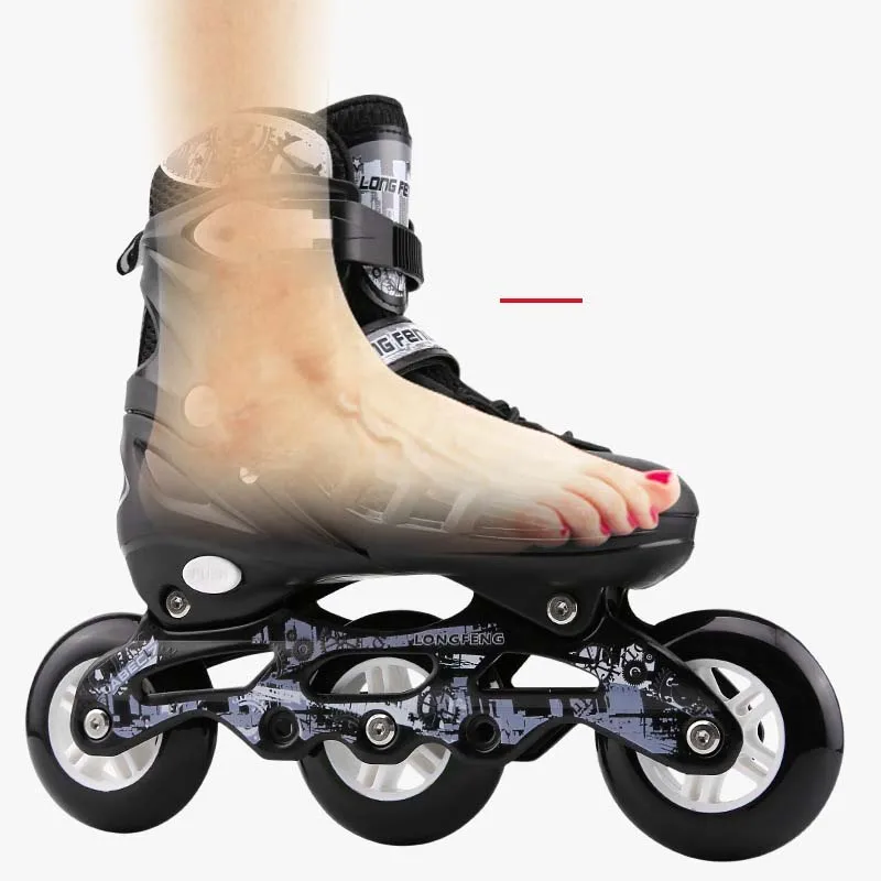 Mens Adjustable Rental High Speed Flashing Rolling Inline Skating Skates Shoes Wheel for Adult