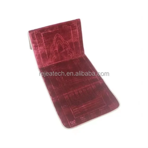 Sajadah Ramadan Islamic Quran Interactive Little Muslim Kids Prayer Rug Mat Digital Read Reader Purple Bag Your Logo Polyester