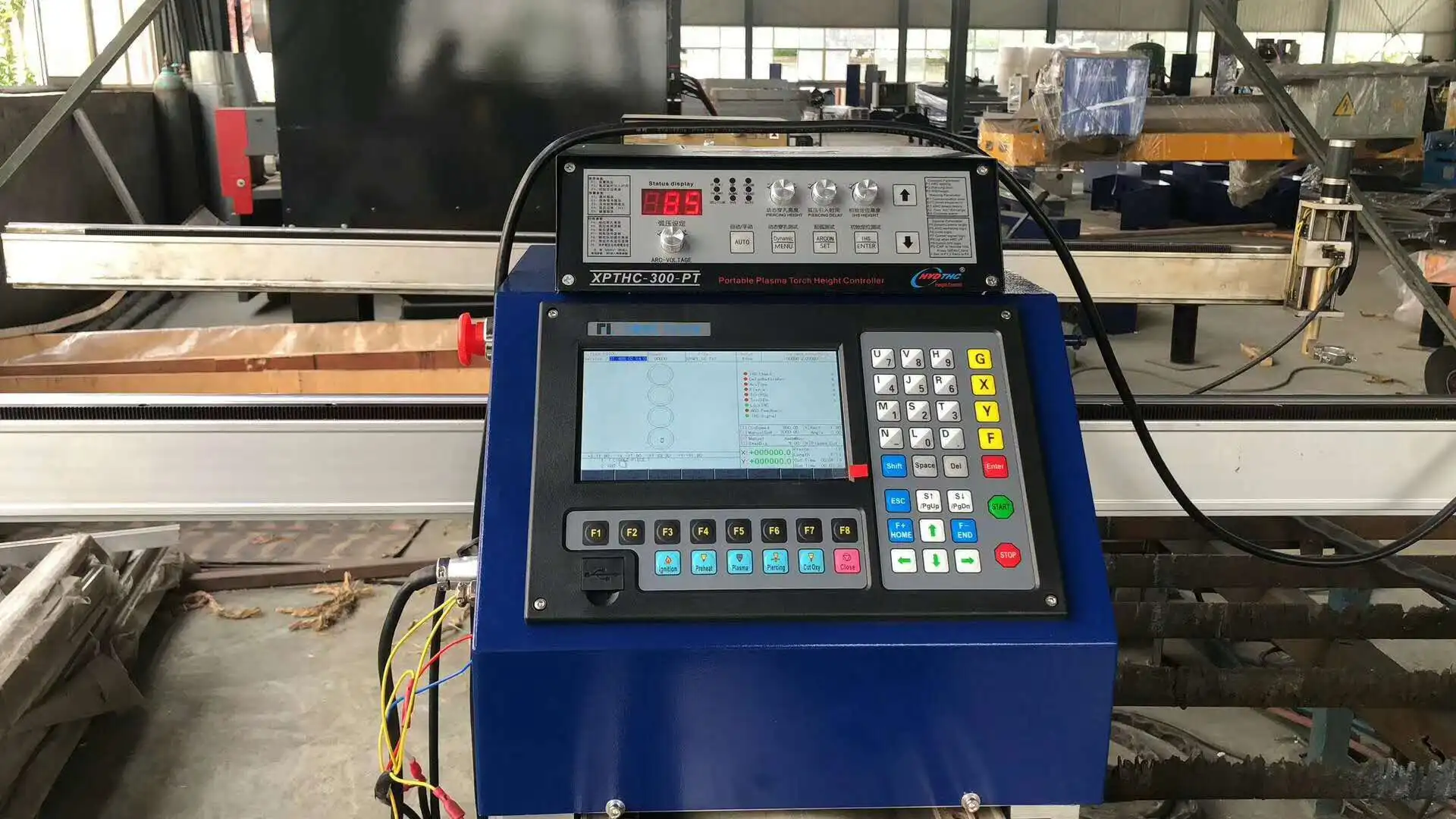 cheap price 1530 cnc plasma oxyfuel cutting machine with THC for steel