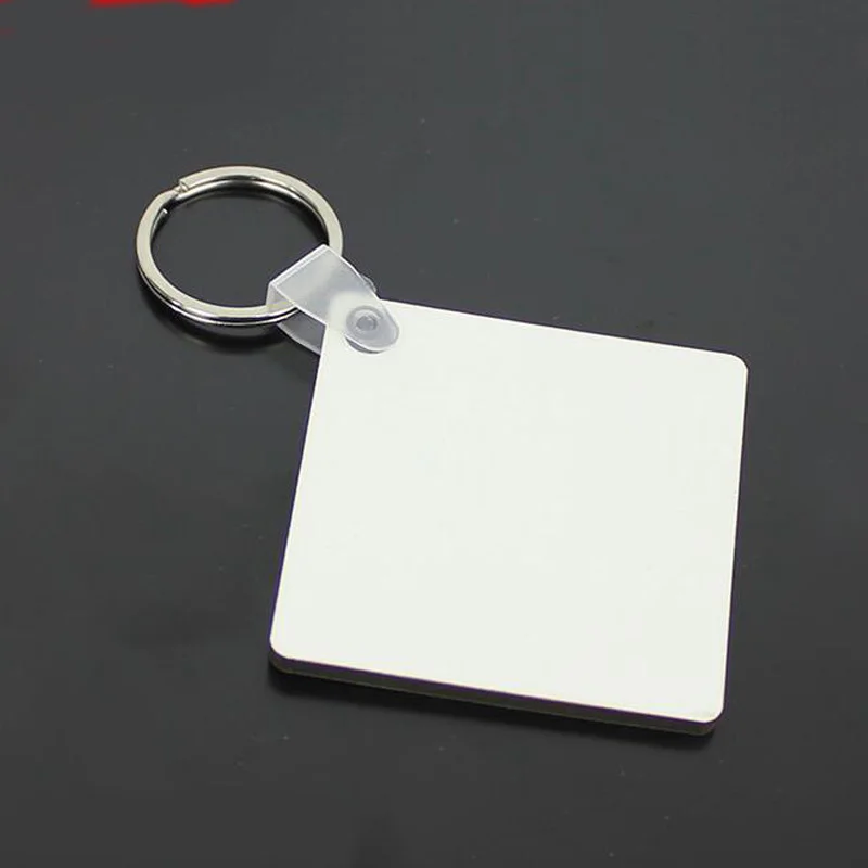 Blank Heat Transfer Keychain Sublimation Wooden Keychain Printable Sublimation MDF keychain