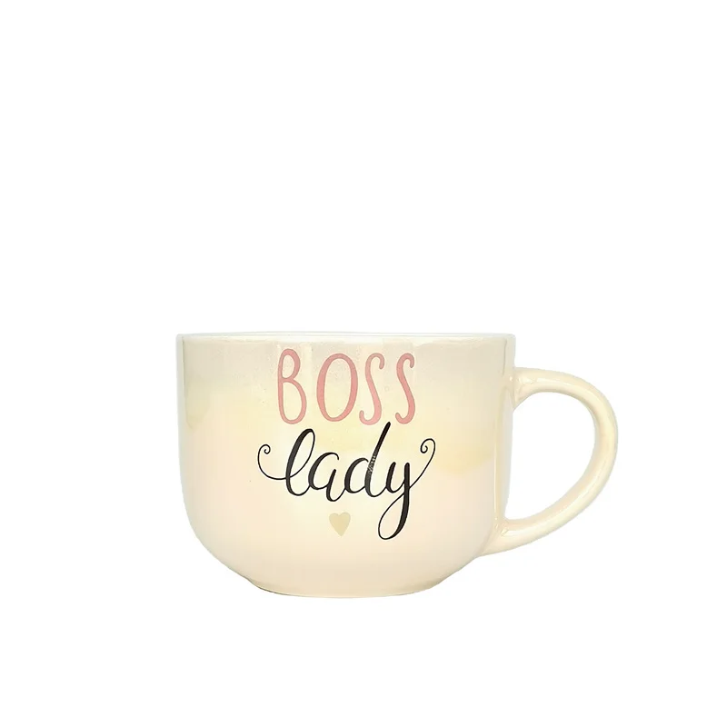 rslee factory wholesale home drinkware coffee-mug marble-pattern office milk pumpkin mug ceramic tea cup