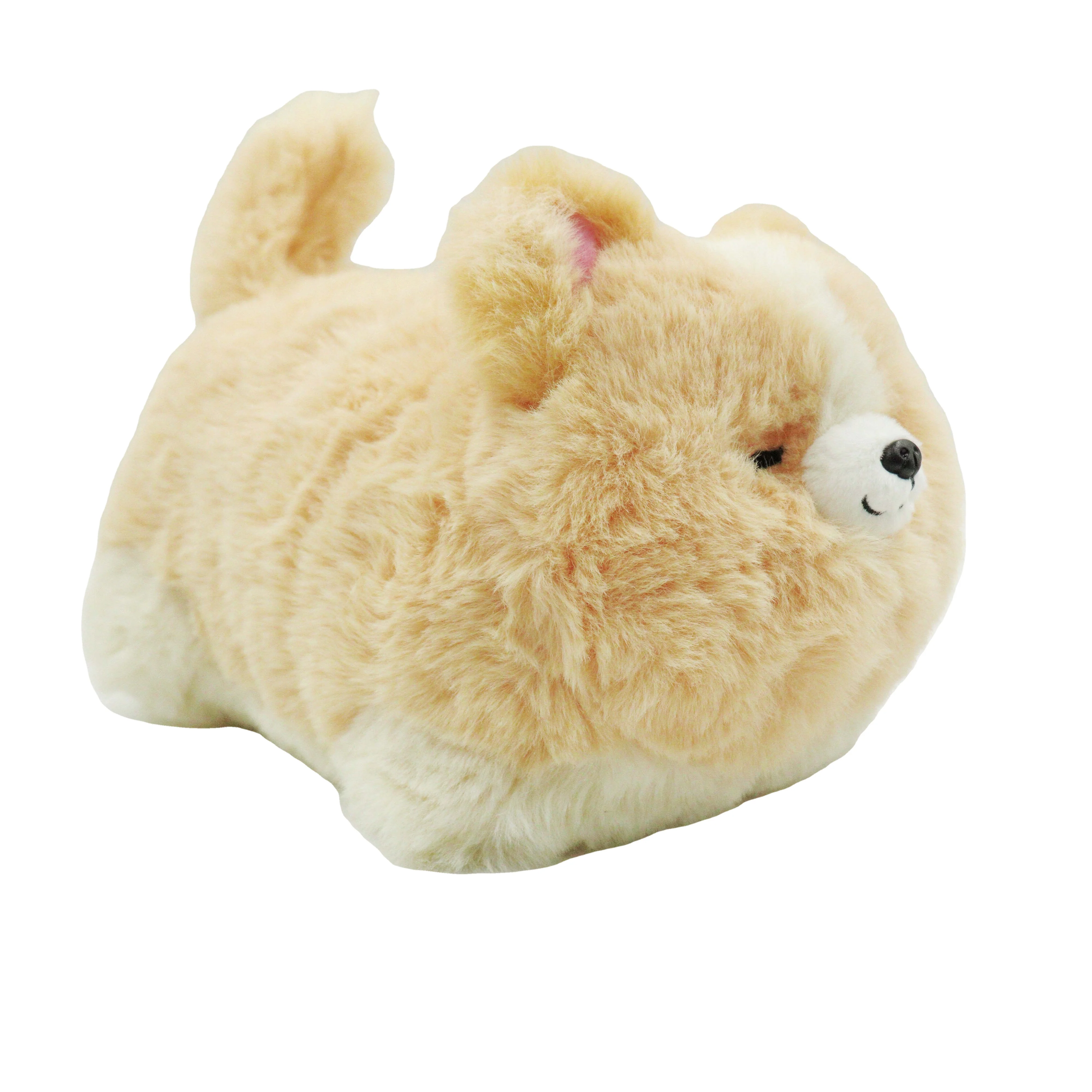 Hot Sale	soft best seller big size unattribute plush sound Embraced Corgi Dog talking toys stuff toys electronic plush toy