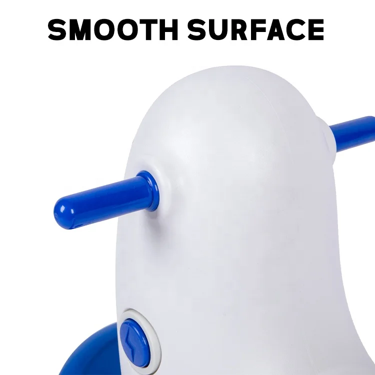 Blue And Pink Kids Baby Cartoon Indoor Plastic Toy Children Rocking Horse