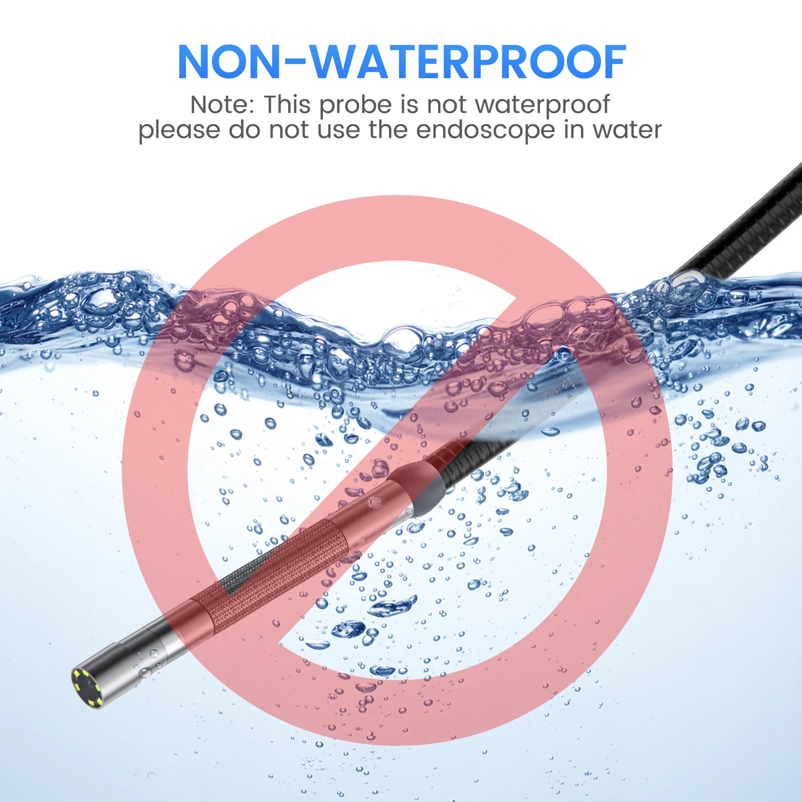 Professional 2-way 180 degree articulating Endoscope Camera with 4.5in LCD Screen HD 1080P Digital borescope endoscope