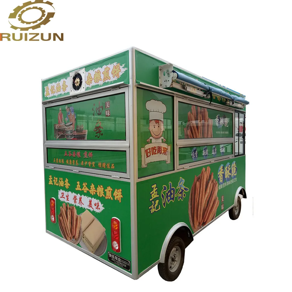 Car For Fast Gourmet Popcorn Camping Kitchen Caravan / Mover Cheap Catering Food Cart With  Camp Trailer Forward