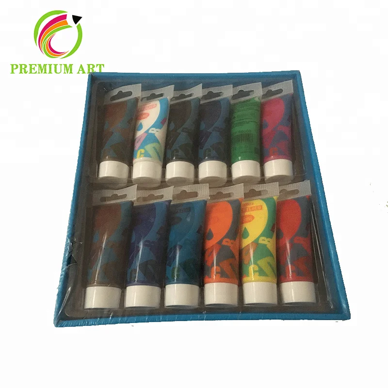 Customized water drop art painting professional acrylic paint set