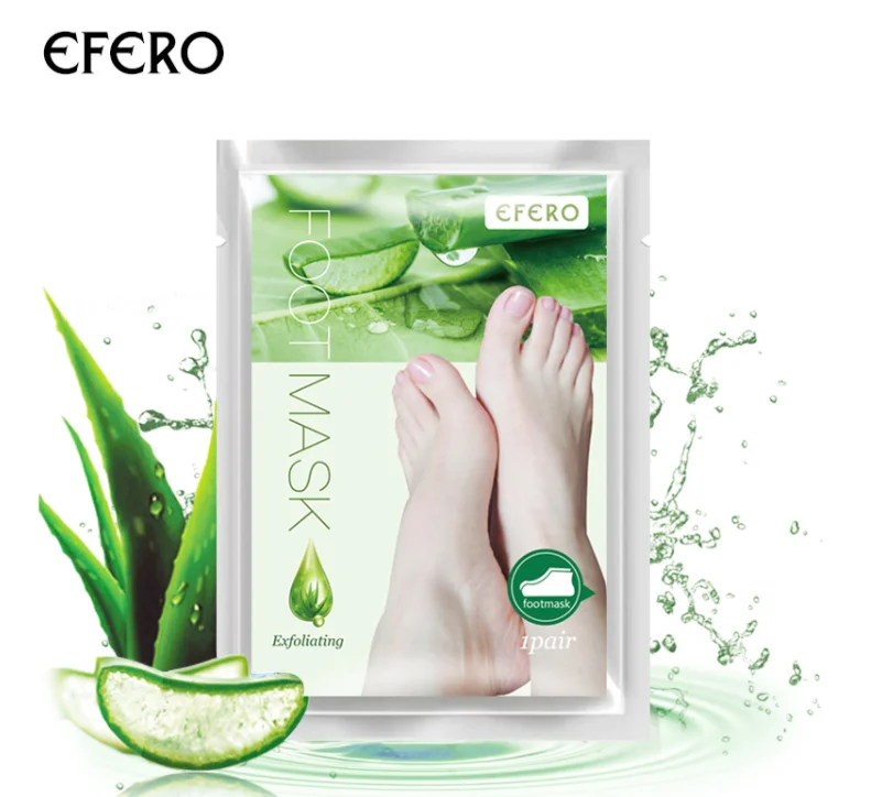 Natural Aloe Vera Foot Mask Exfoliating Foot Care Mask Private Label Foot Mask
