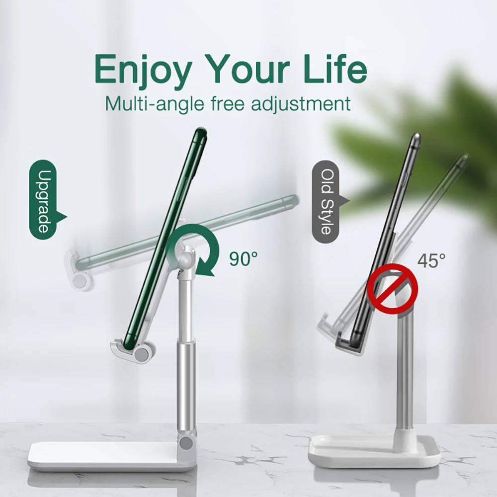 PSDA Desktop Tablet Holder Desk Mobile Phone Holder Stand Universal Table Cell Phone Stand For iPhone iPad Table