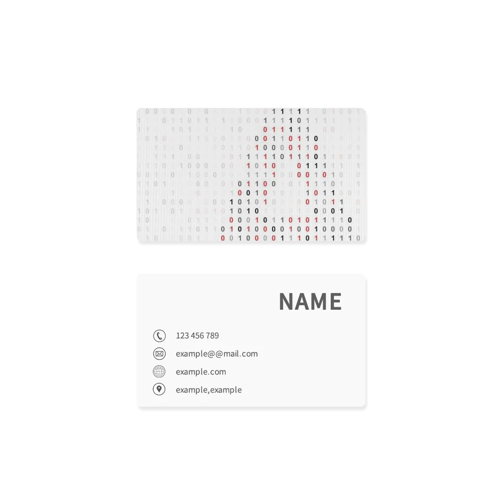 3D Lenticular Plastic Printing moving effect Business Card