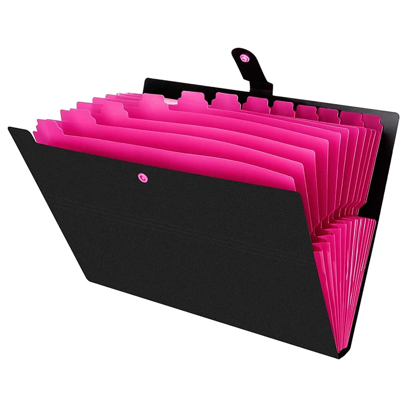 Простой пластиковый карман формата А4, расширяющаяся папка для файлов с принтом и ручкой