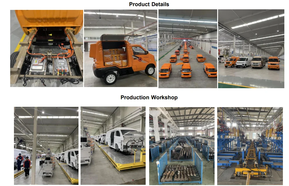 Transportation Car 12 Volt Electric Van Refrigeration Unit Cargo EEC Food Delivery Electric Vehicle Pickup Truck