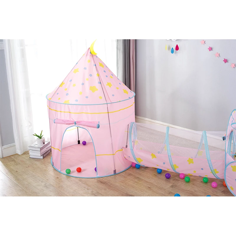 New design toy tent discovery kids construction playground castle