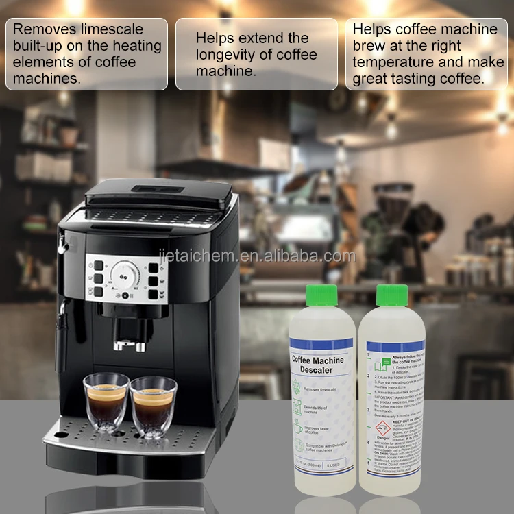 Phosphate Free Descaler, Eco-Friendly Universal Descaling Solution for Coffee & Espresso Machines