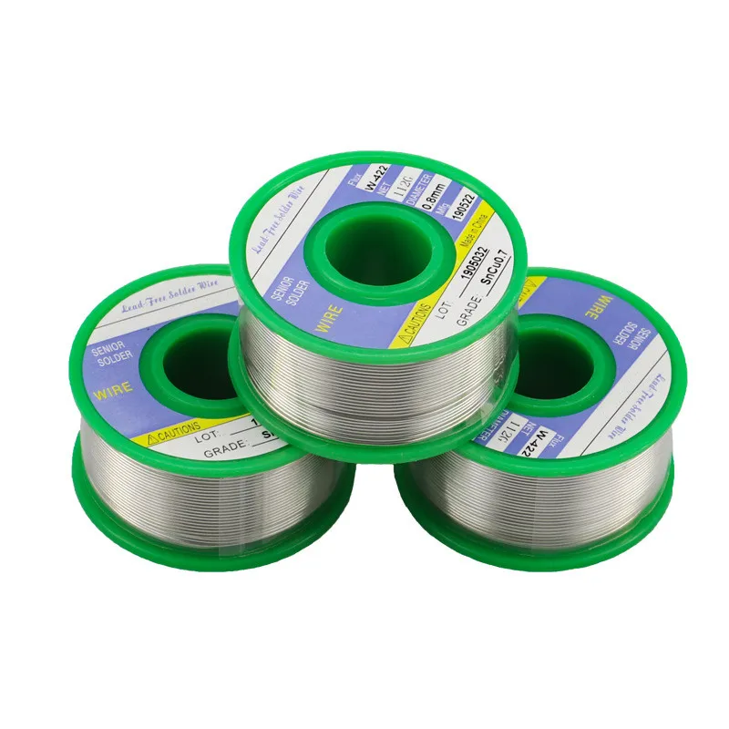 LED Soldering Materials Solder Lead Tin Solder Wire 1 2mm 1 Pound Soft OEM Electronics Welding Rohs Support Weight Raw Flux Core