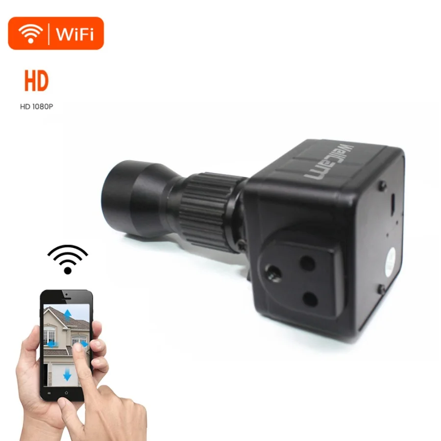 Wireless 2 MP 65mm Fixed lens Mini Camera with Mobile Apps