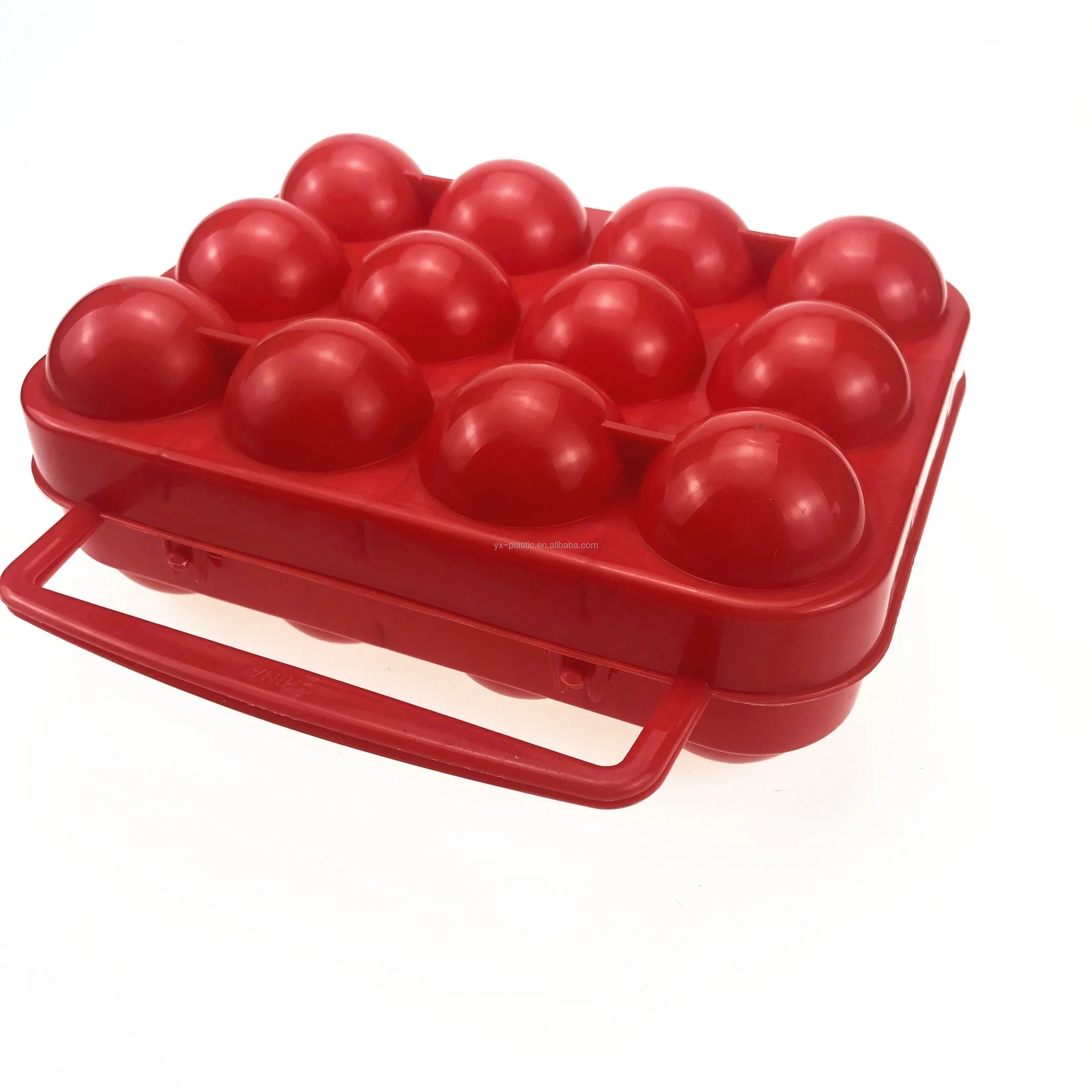plastic egg shape container for storage and carrier