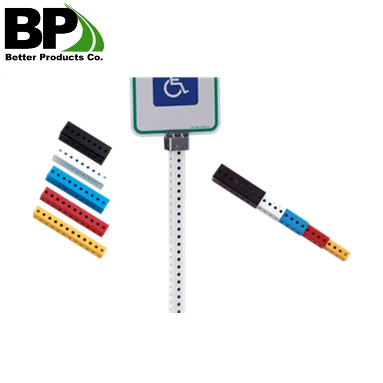 OME Galvanized Telespar Square Sign Post for America road traffic safety