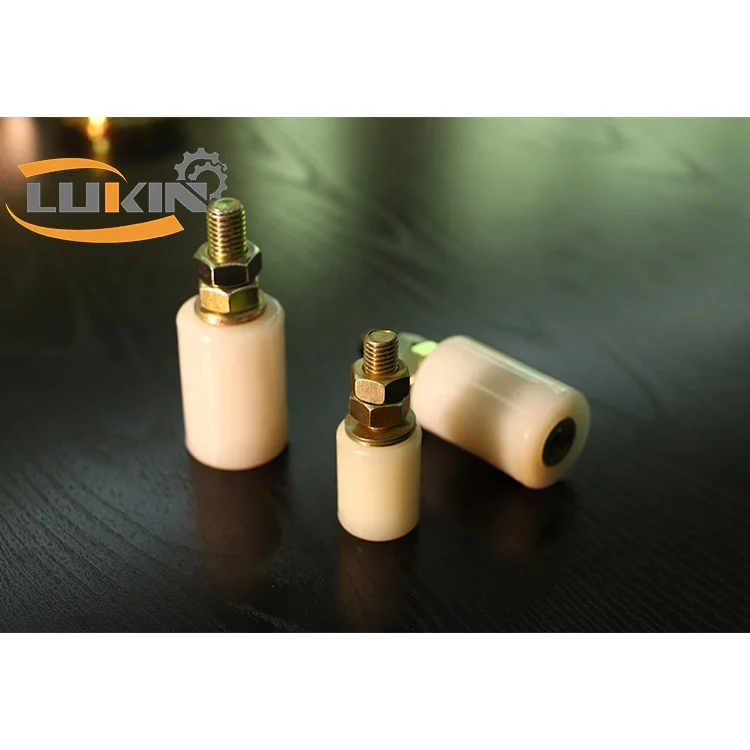 Cheap PRICE Sliding Sliding gate upper guide nylon roller bracket Nylon roller guide roller bracket