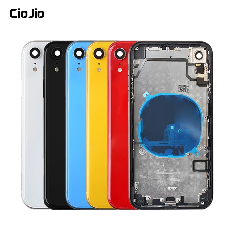 Full Battery Back Door Rear Cover Housing Middle Bezel For IPhone 7g 7plus 8g 8plus x xr xsmax Phone Middle Frame Bezel Chassis