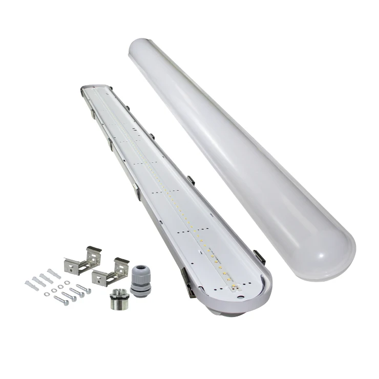  Линейное водонепроницаемое светодиодное паровое освещение DLC 4FT IP66 IK10 100