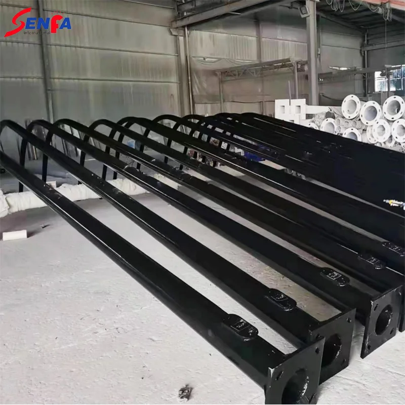 15Ft 20Ft 25Ft 30Ft Cast Aluminum Outdoor Road Lighting Column Steel Road Outside Lamp Pole